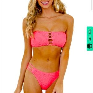 Brand new lime lush bikini set